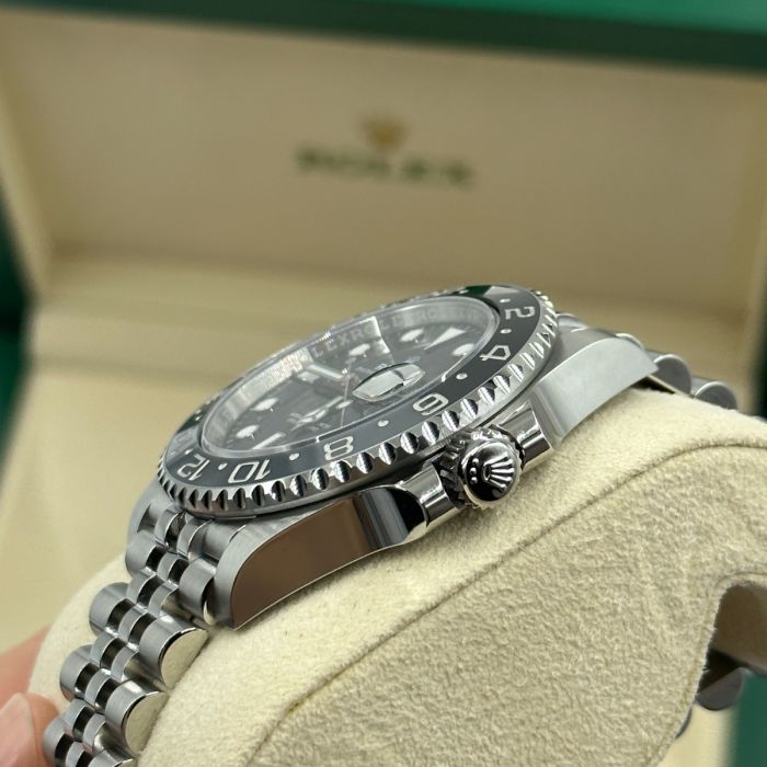 Rolex GMT Master ll Automatic Black Dial Jubilee Bracelet Steel Men's Watch M126710GRNR-0003