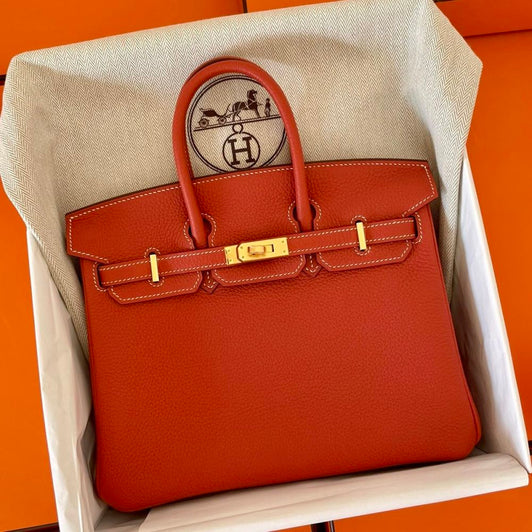 Hermès Birkin 25 Rouge de Coeur Togo Gold Hardware