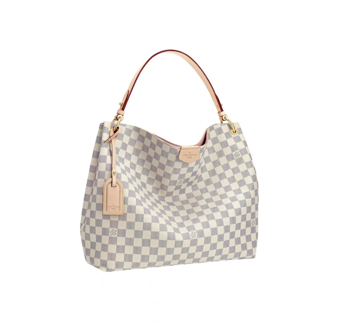 GRACEFUL DAMIER EBÈNE HOBO BAG