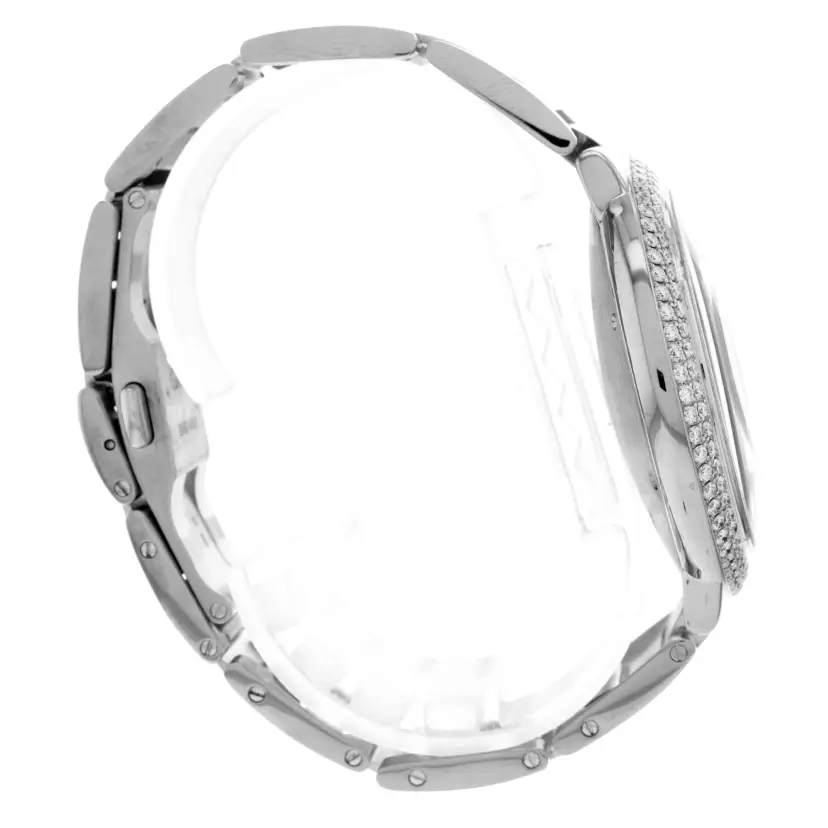 42MM  Ballon Bleu White Gold with Diamonds