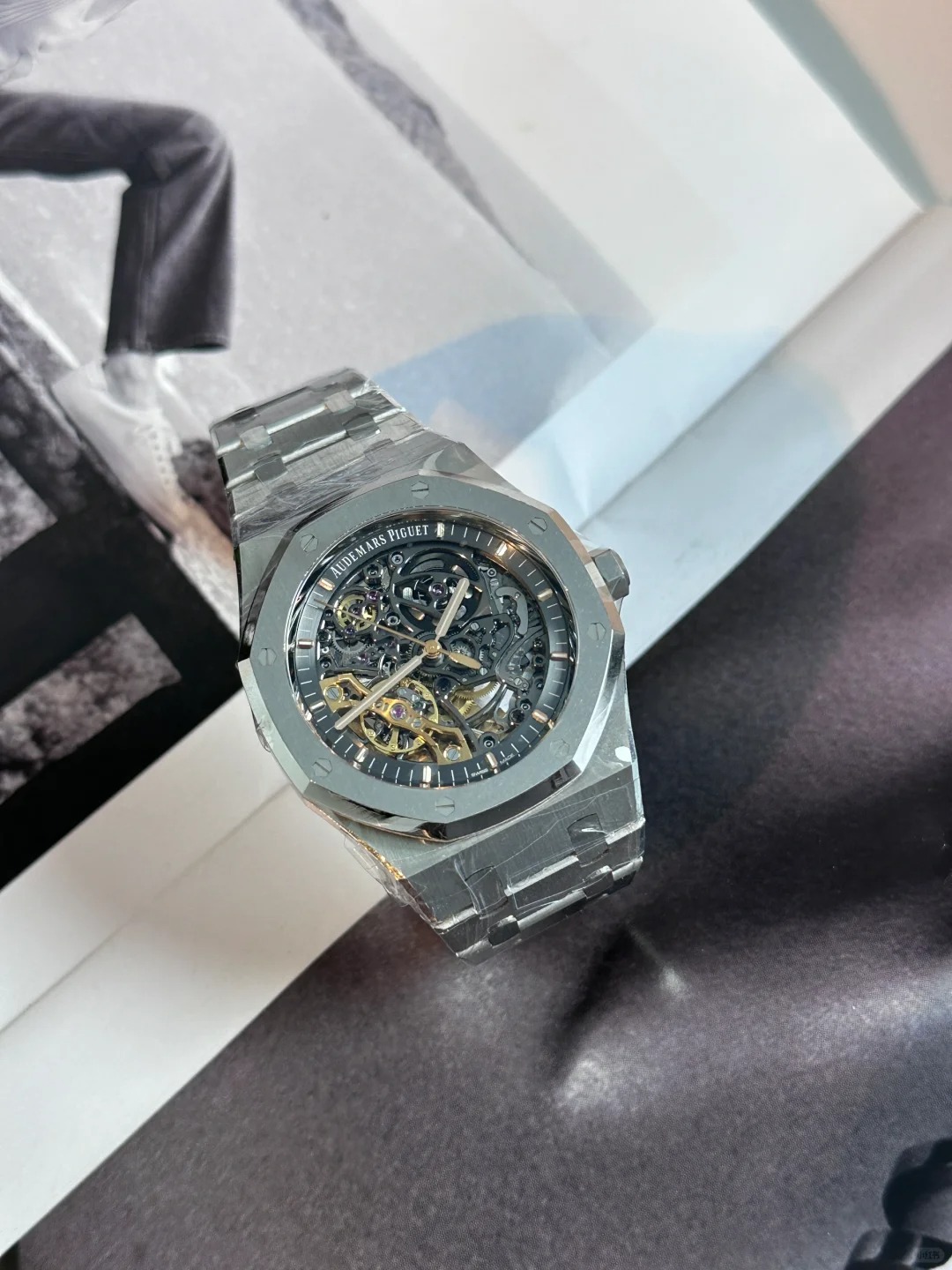 Audemars Piguet ROYAL OAK DOUBLE BALANCE WHEEL OPENWORKED Ref. 15407ST.OO.1220ST.01