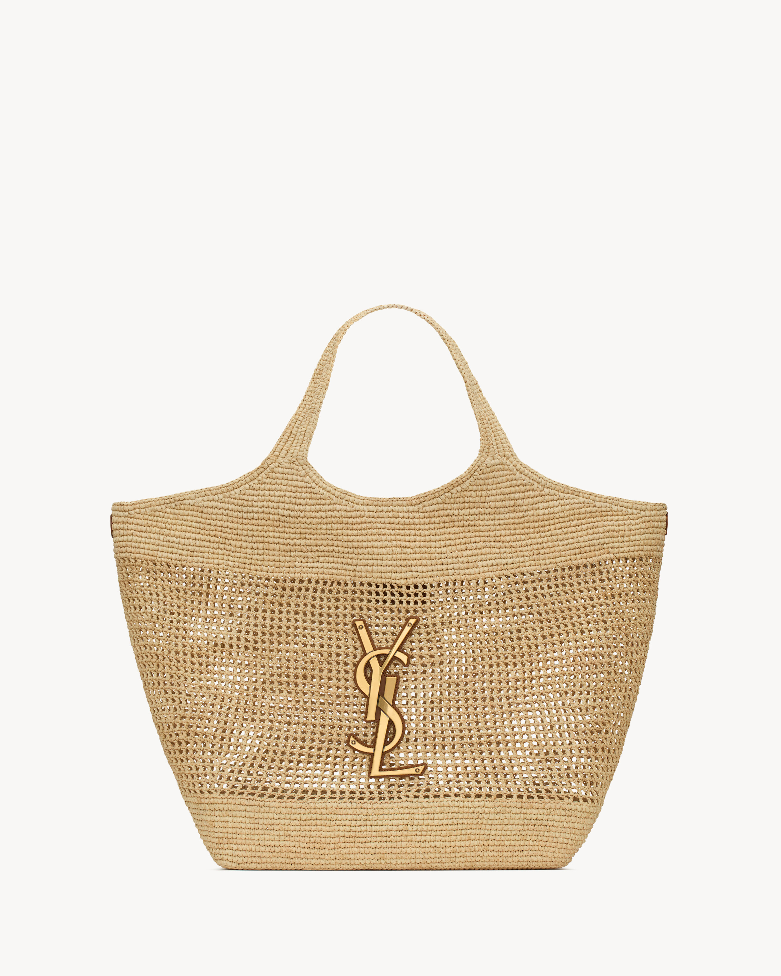 YSL  ICARE IN RAFFIA