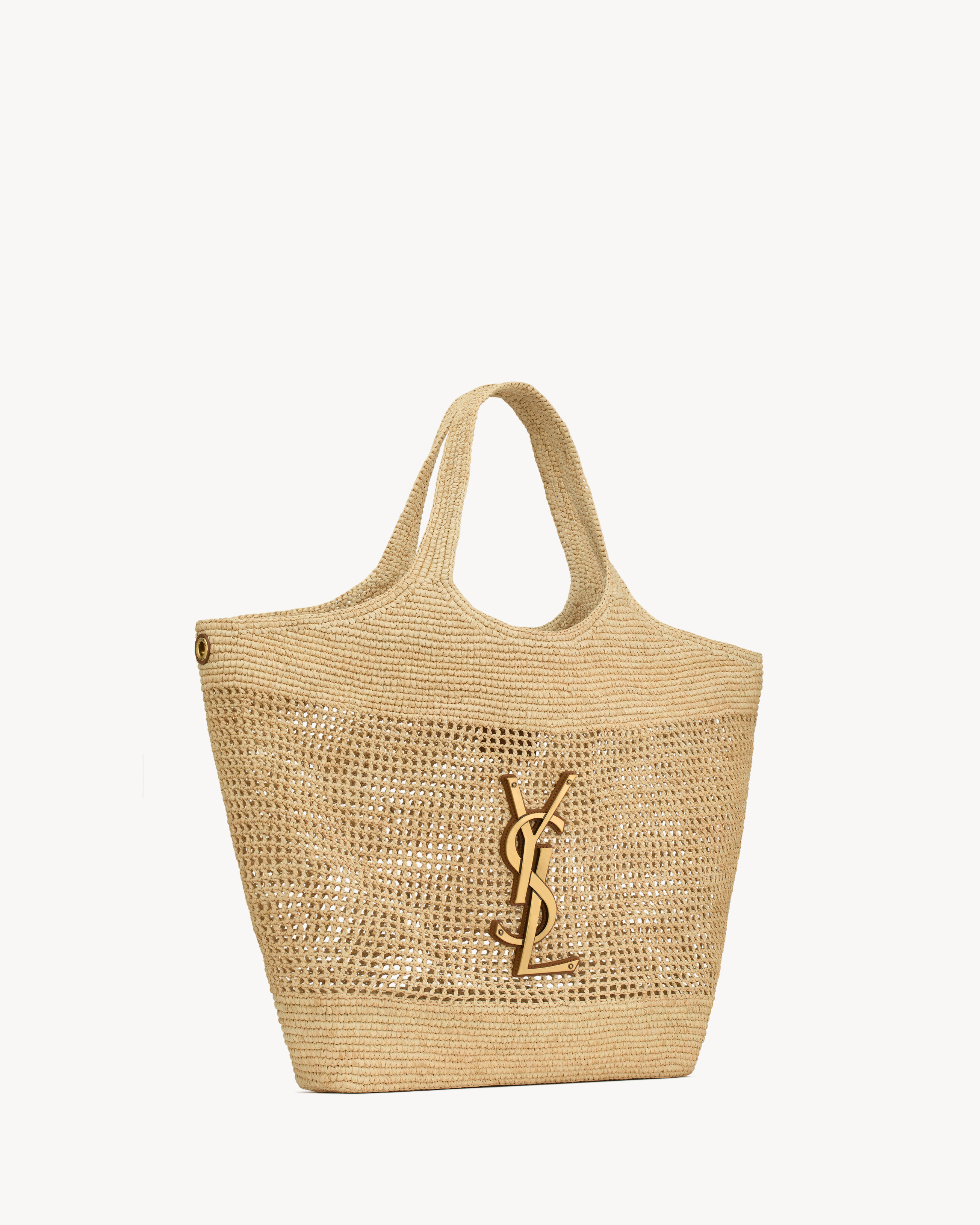 YSL  ICARE IN RAFFIA