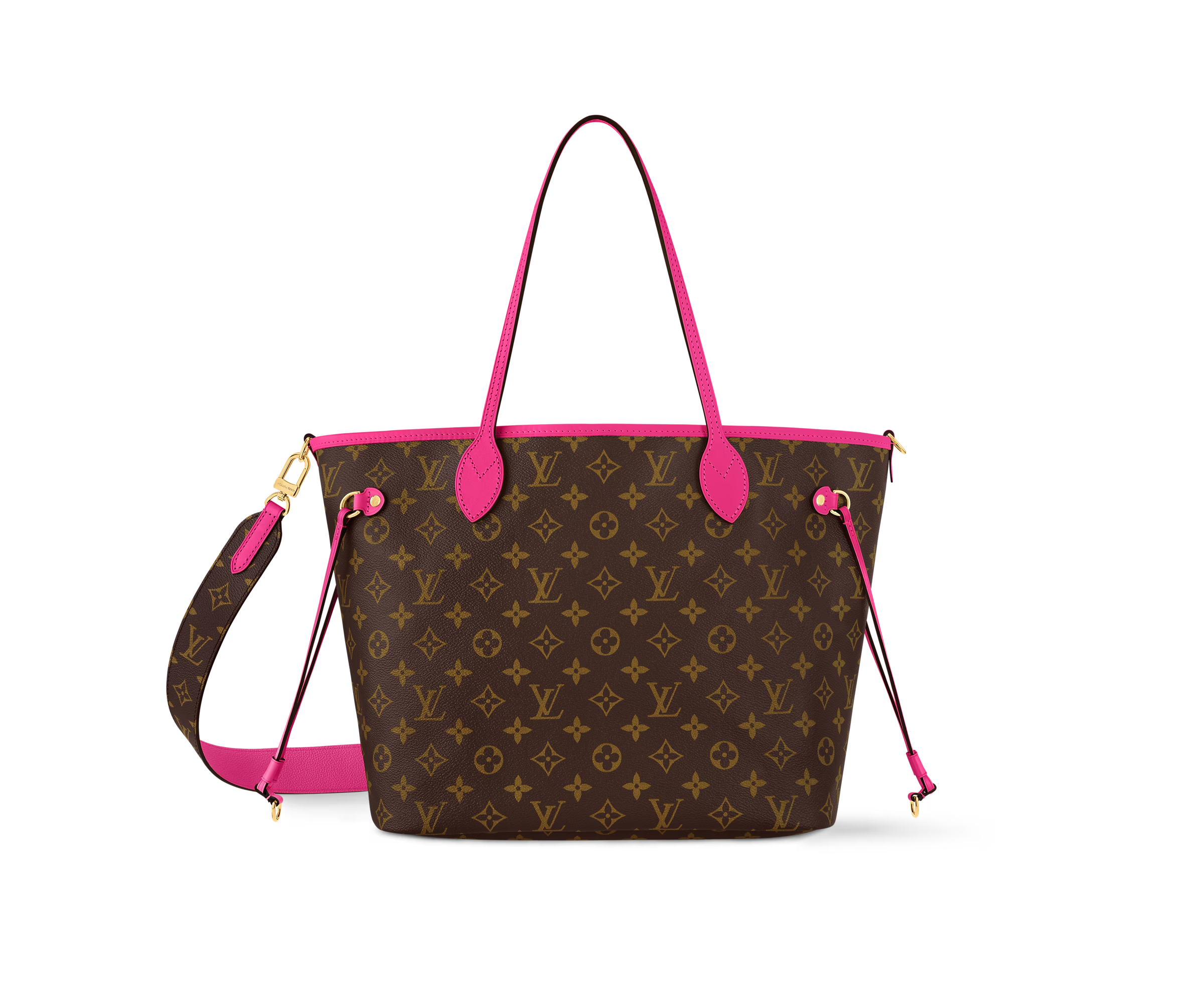 Neverfull Bandoulière Inside Out MM  Monogram Coated