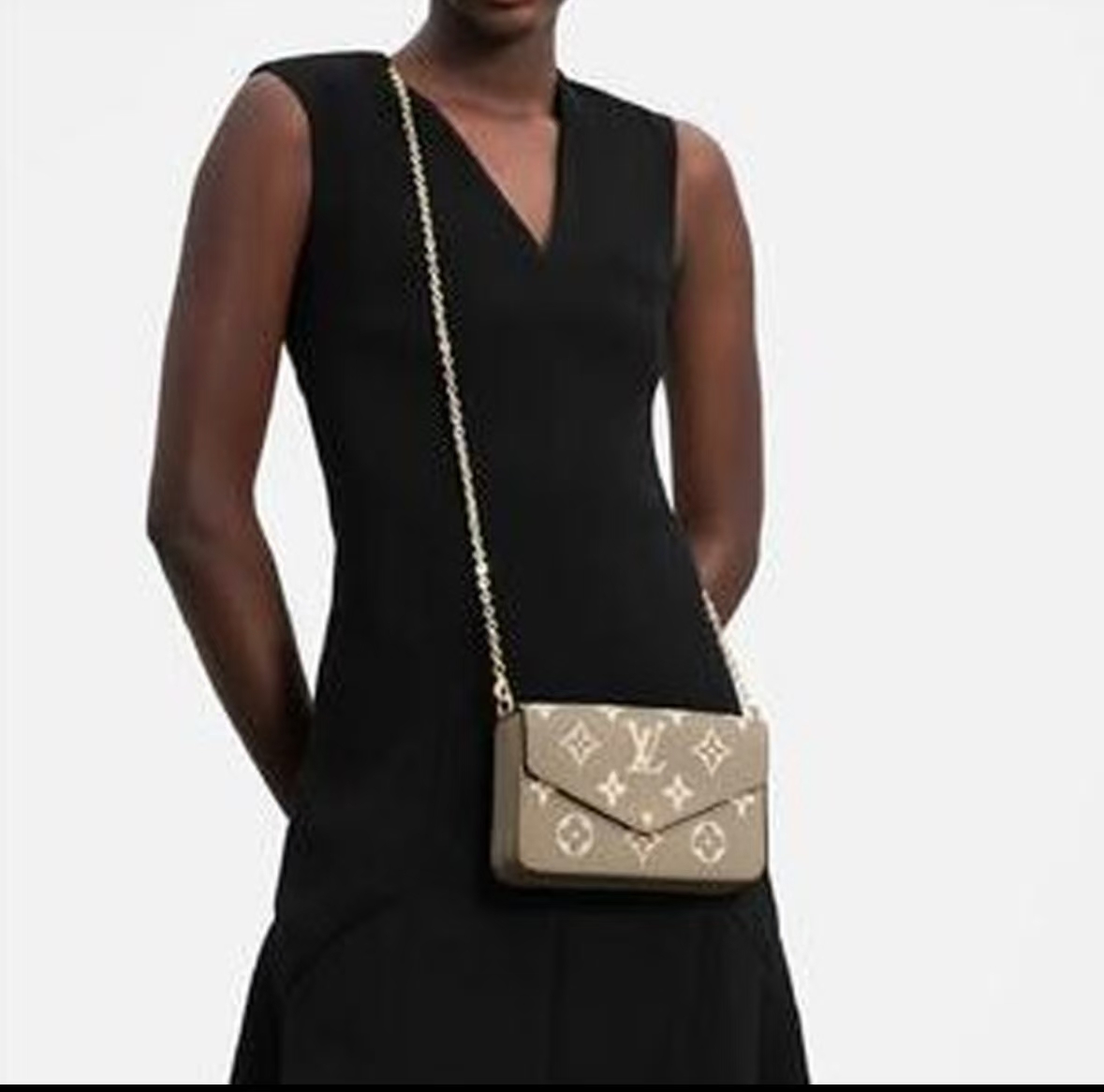 LOUIS VUITTON POCHETTE FÉLICIE MONOGRAM EMPREINTE