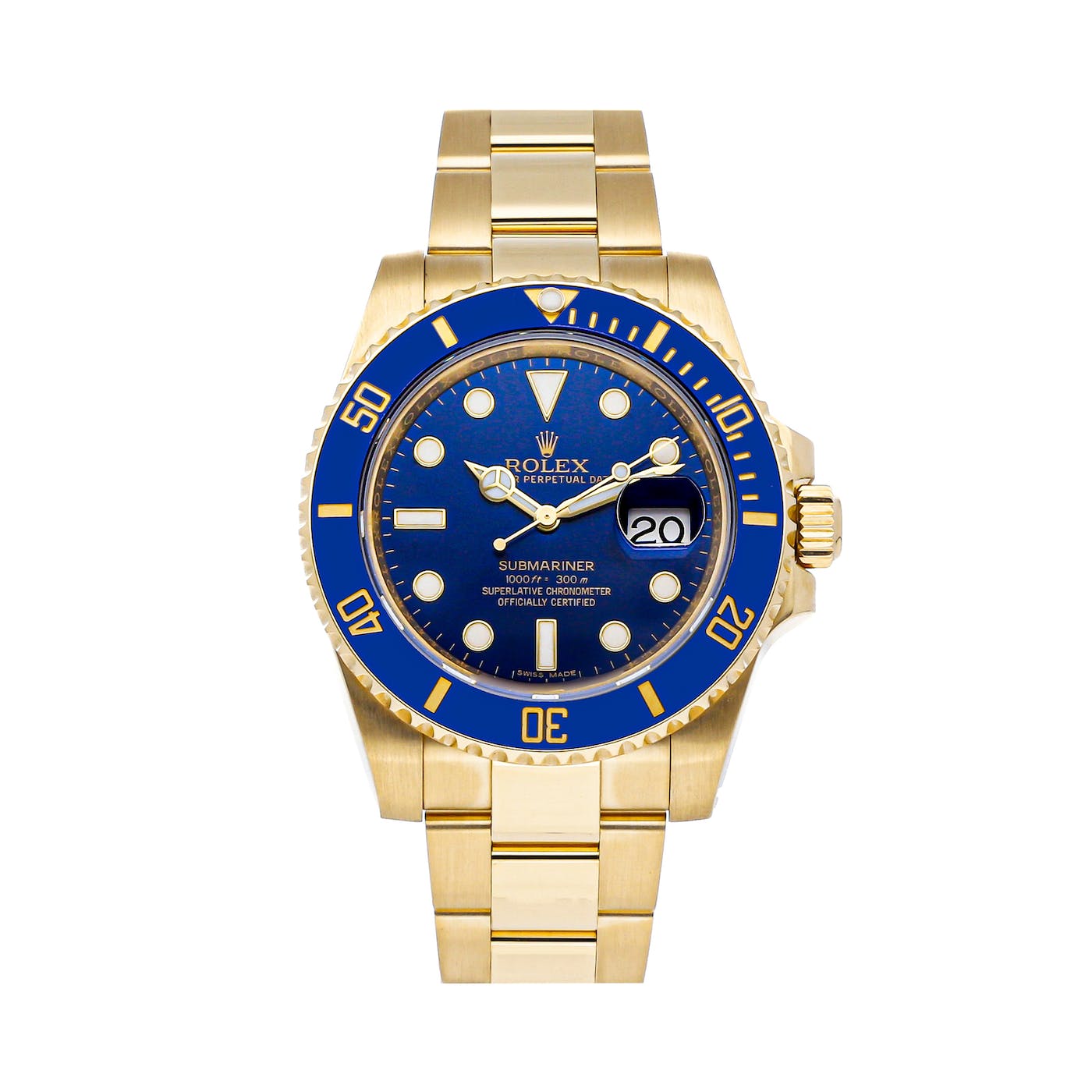 Rolex Perpetual Submariner Date 41mm Black Dial Yellow Gold 126618LN