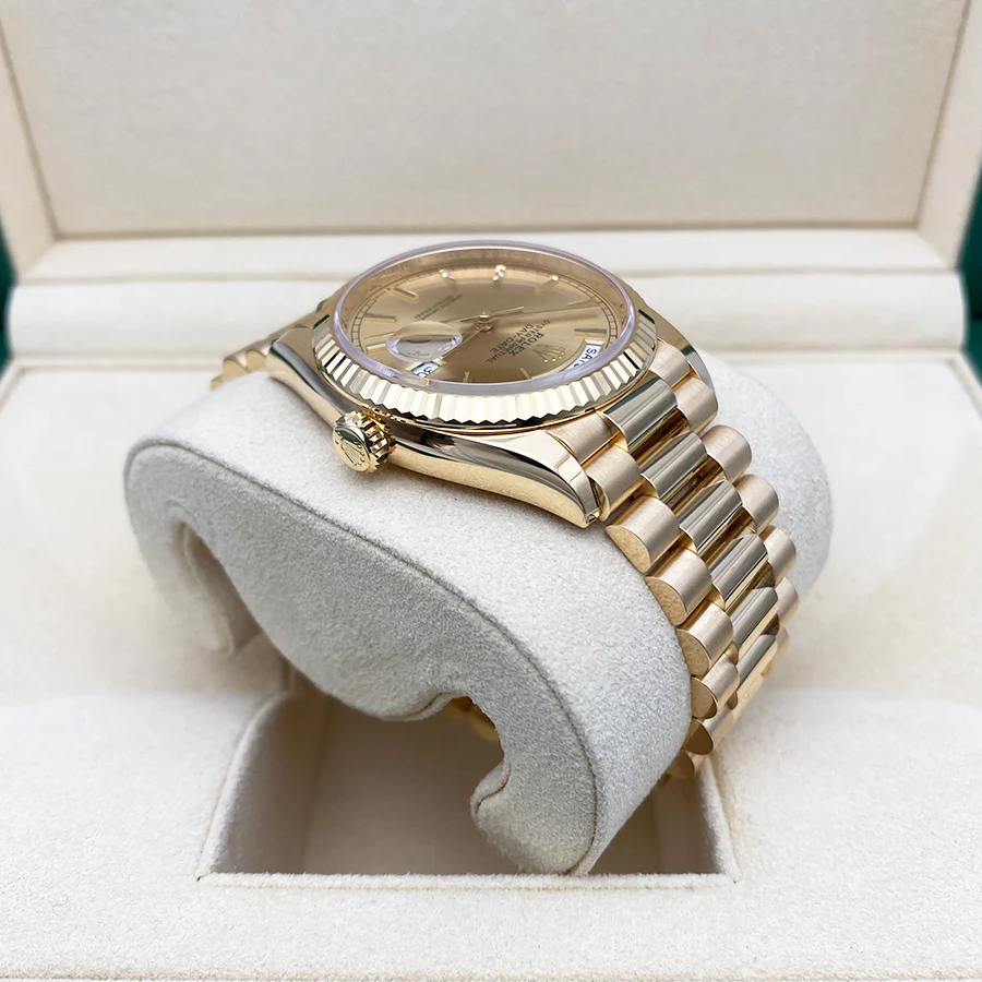 Rolex Day-Date 40 18K Yellow Gold Champagne Dial Men's Watch M228238-0003