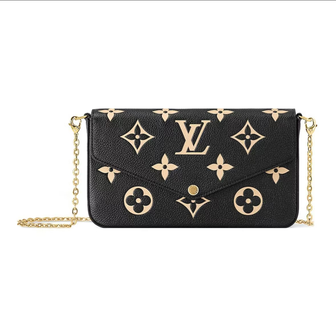 LOUIS VUITTON POCHETTE FÉLICIE IN EMPREINTE LEATHER