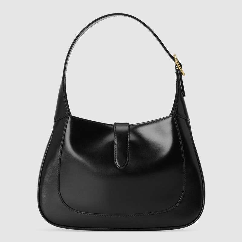GUCCI JACKIE 1961  BAG IN BLACK LEATHER