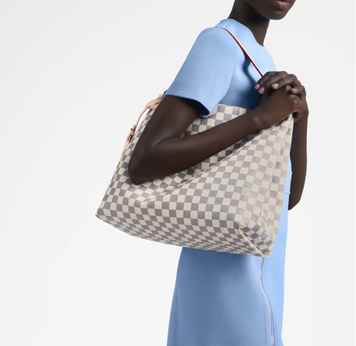 GRACEFUL DAMIER EBÈNE HOBO BAG