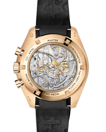 OMEGA SPEEDMASTER MOONWATCH PROFESSIONAL 42 MM, MOONSHINE™ GOLD ON RUBBER STRAP
