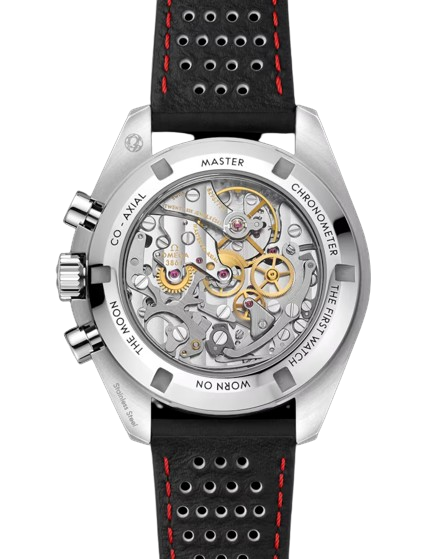 OMEGA SPEEDMASTER MOONWATCH PROFESSIONAL 42 MM, STEEL ON LEATHER STRAP