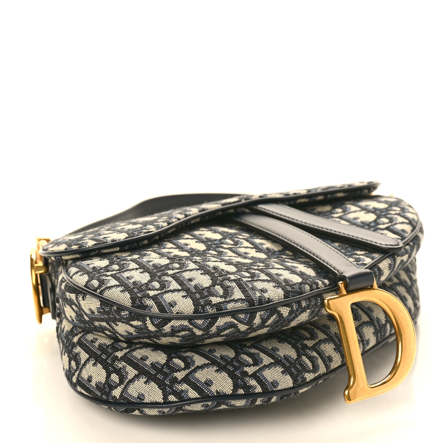 Oblique Saddle Bag Blue