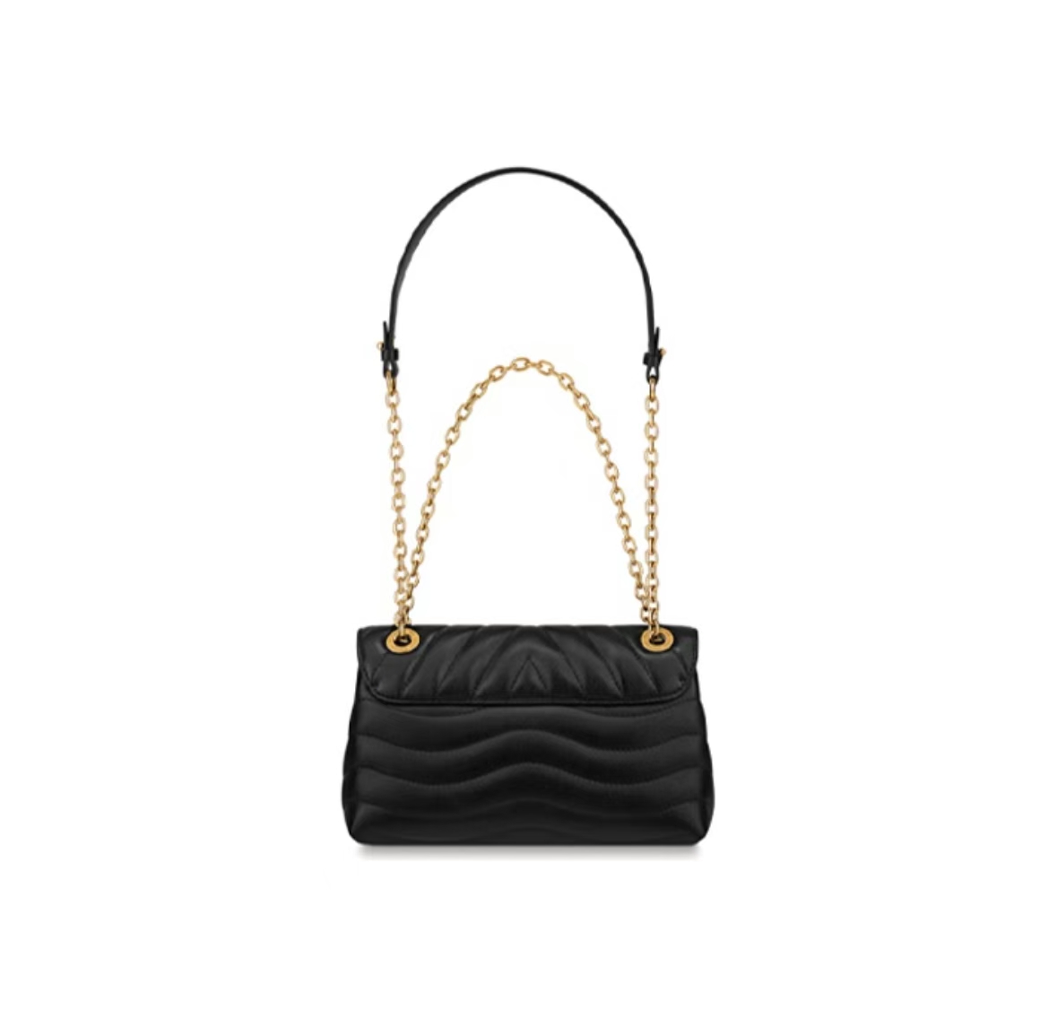 LOUIS VUITTON NEW WAVE CHAIN BAG IN BLACK
