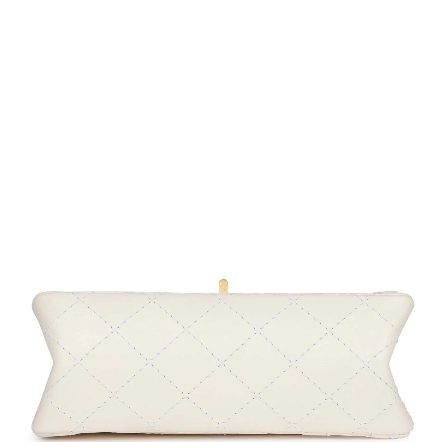 Chanel Mini Reissue 224 2.55 Flap White Aged Calfskin Antique Gold Hardware