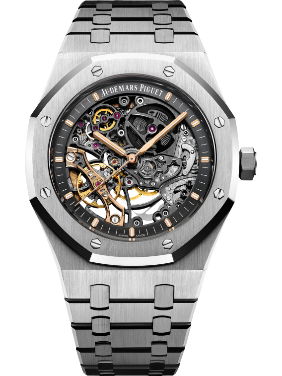Audemars Piguet ROYAL OAK DOUBLE BALANCE WHEEL OPENWORKED Ref. 15407ST.OO.1220ST.01