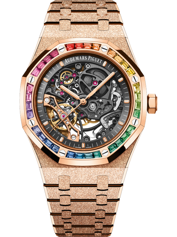 Audemars Piguet Royal Oak Frosted Gold Double Balance Wheel Openworked Ref. 15412OR.YG.1224OR.01-B