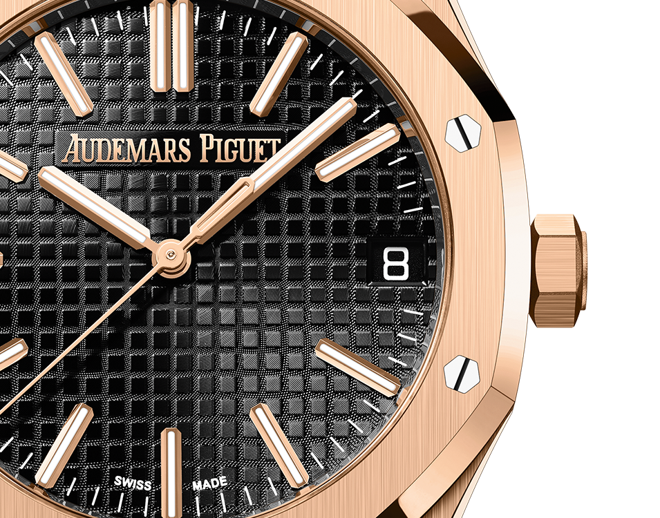 AUDEMARS PIGUET ROYAL OAK Pink Gold Black Dial 41mm 15510OR.OO.1320OR.04 Super Clone
