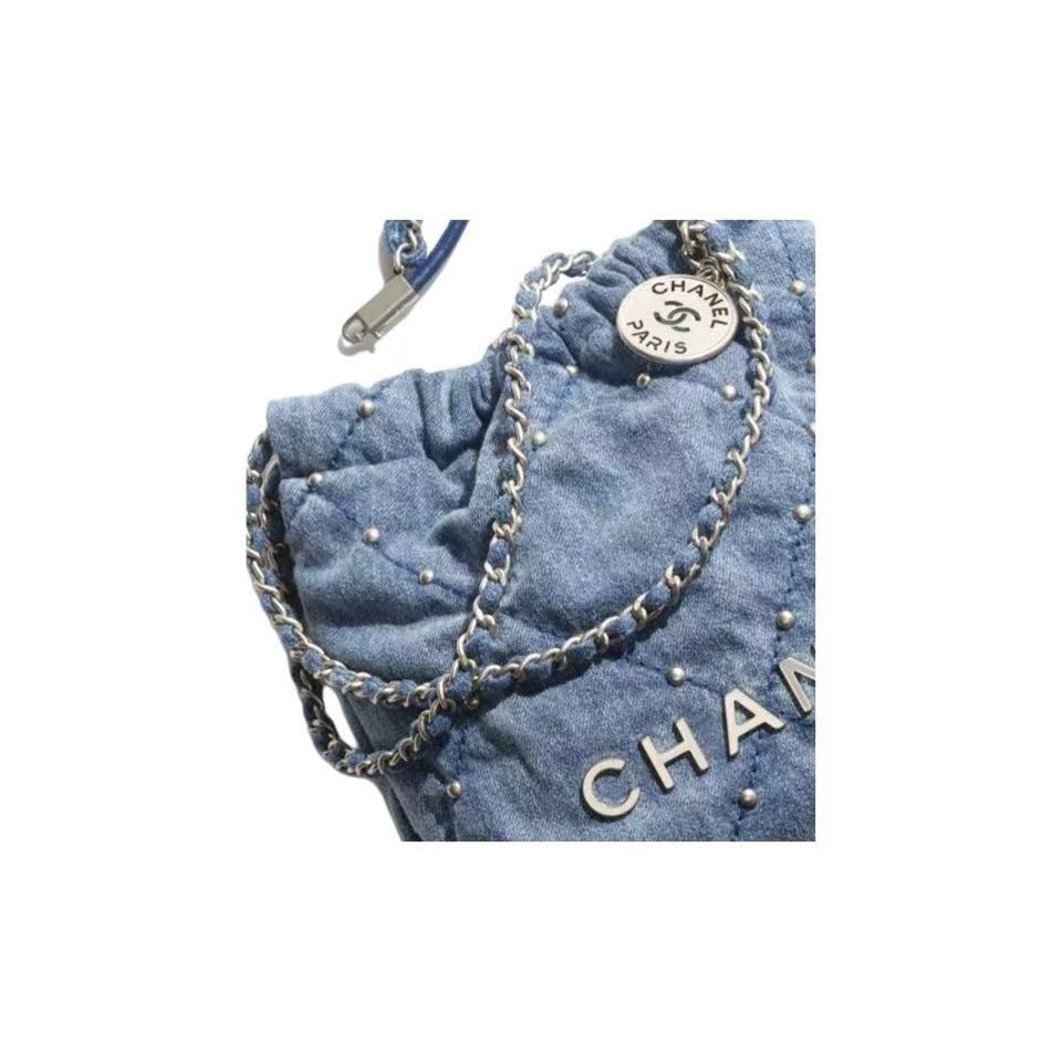 CHANEL 22 Bag  – Mini Denim Blue