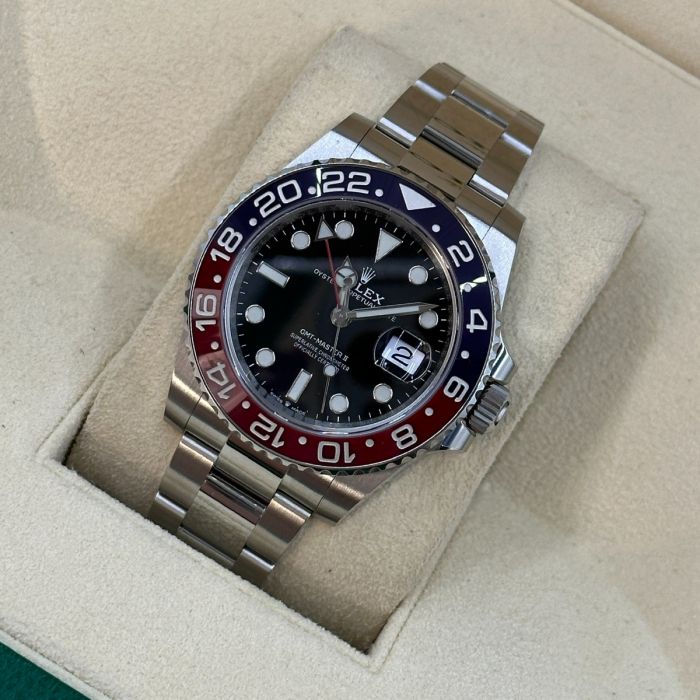 Rolex GMT Master II Pepsi Oystersteel Men's Luxury Watch M126710BLRO-0002