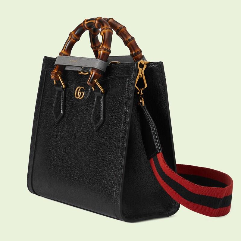 GUCCI DIANA  TOTE IN BLACK