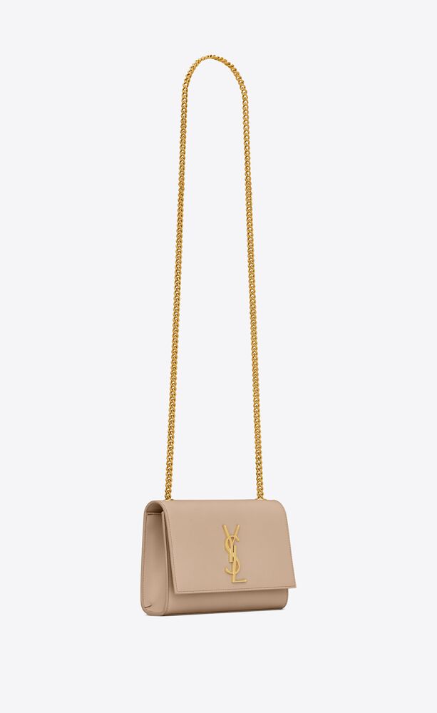 YSL Kate Small Chain Bag in Grain de Poudre Embossed Leather
