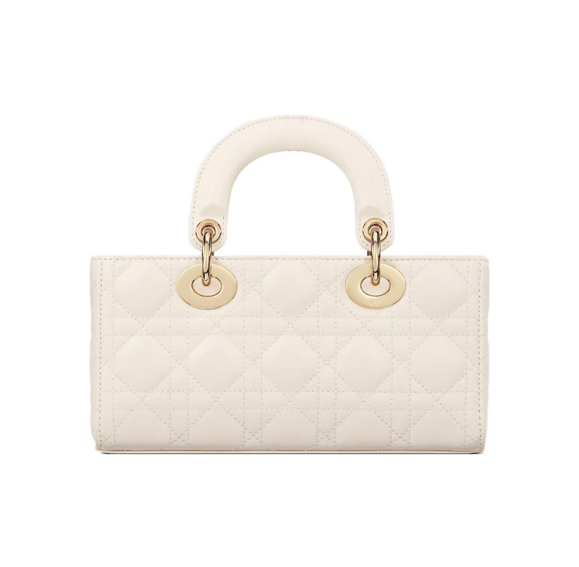 DIOR LADY D-JOY BAG IN LIGHT BEIGE LAMBSKIN