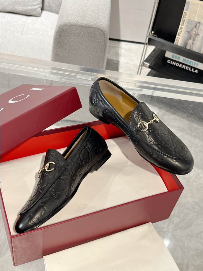 Gucci Horsebit Black GC Monogram Loafer – GL062