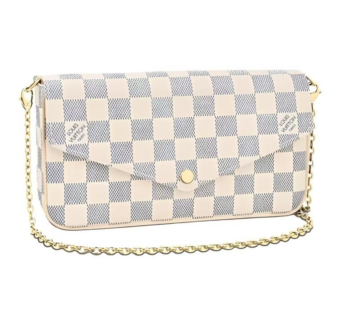 LOUIS VUITTON POCHETTE FÉLICIE IN DAMIER AZUR