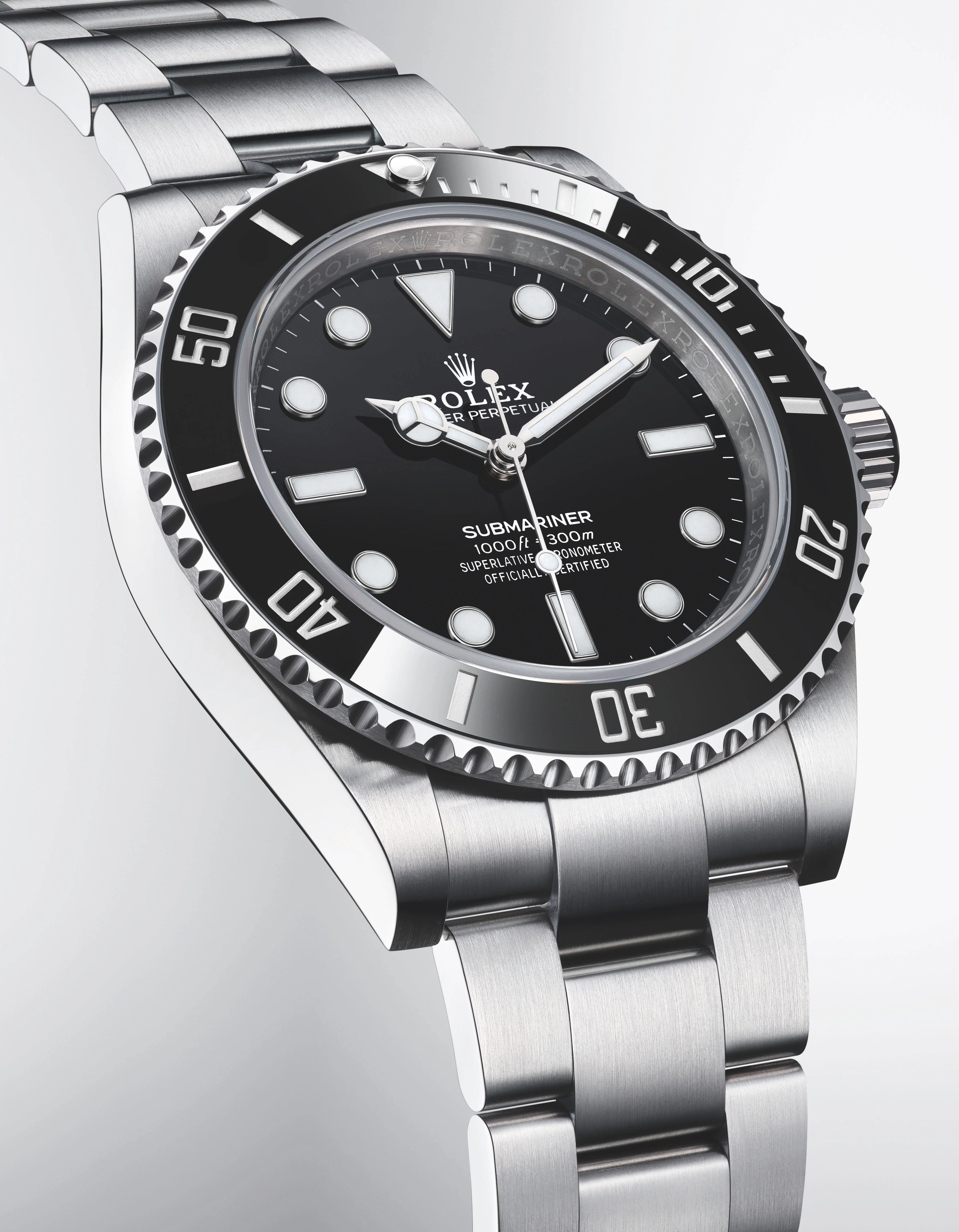 Rolex Submariner No Date Diver Watch Black Dial 40mm 114060-0002