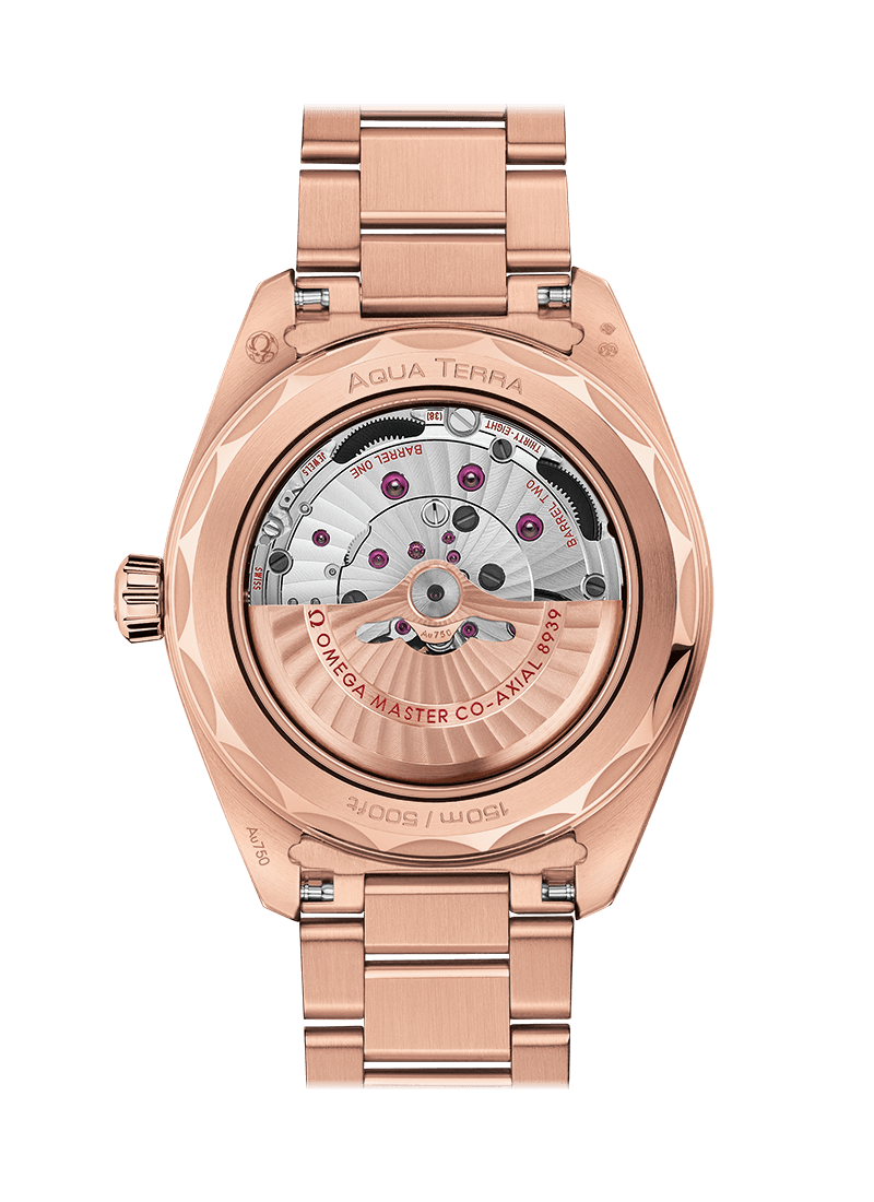 Omega Seamaster Aqua Terra 150M Chronometer GMT Worldtimer 43mm Sedna™ Gold 220.50.43.22.02.001