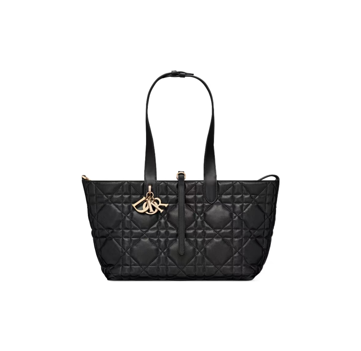 DIOR TOUJOURS MEDIUM BAG IN BLACK CALFSKIN