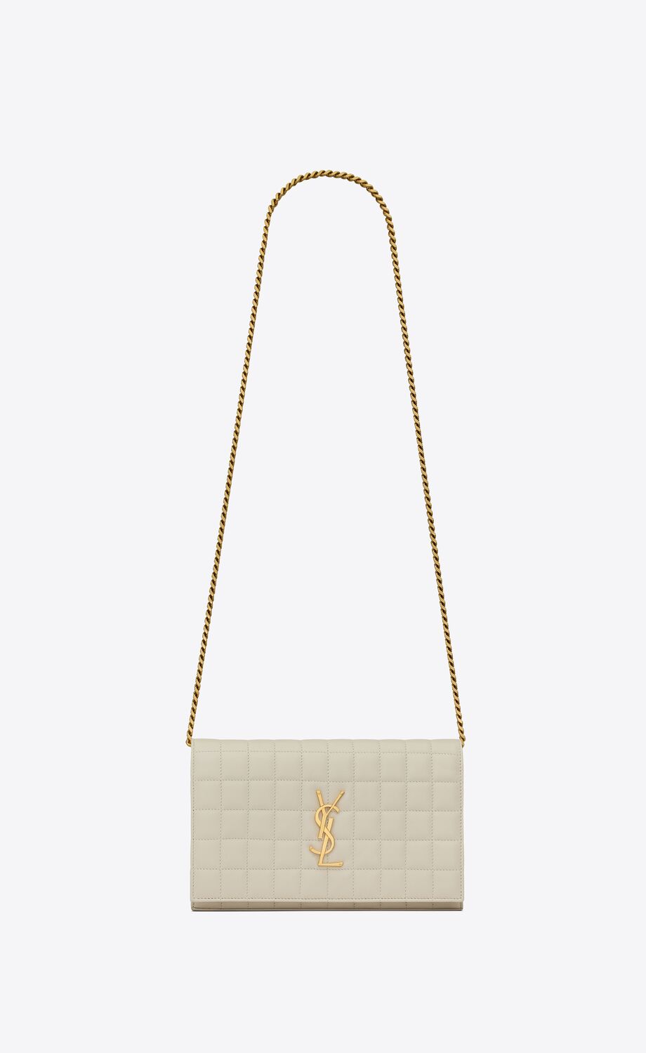 Saint Laurent Cassandre Lambskin Chain Wallet