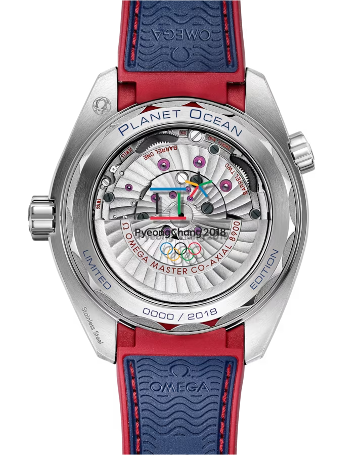 Omega Seamaster Planet Ocean 600M "Pyeongchang 2018" Limited Edition 43.5mm 522.32.44.21.03.001