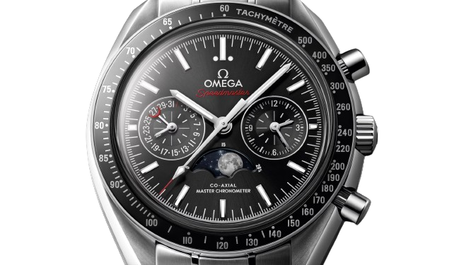 OMEGA SPEEDMASTER MOONPHASE 44.25 MM, STEEL ON STEEL