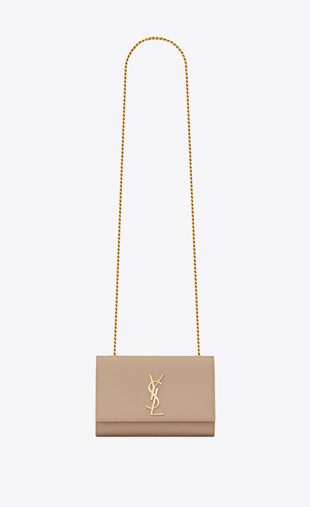 YSL Kate Small Chain Bag in Grain de Poudre Embossed Leather