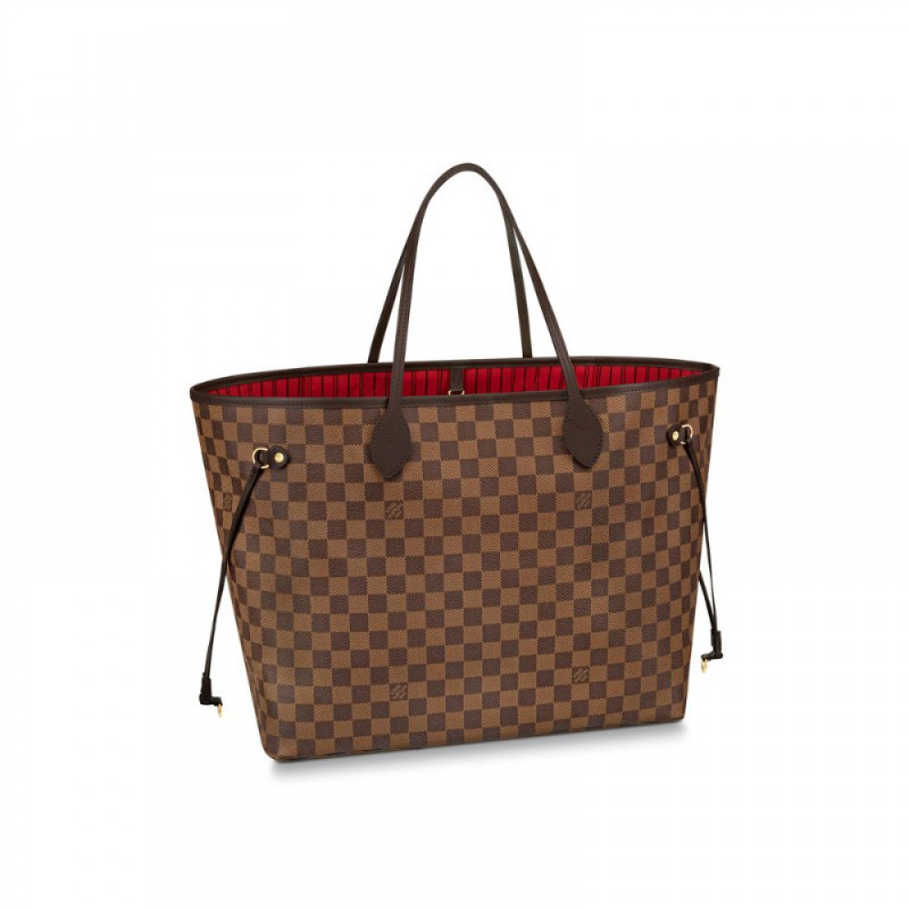 Neverfull inside red