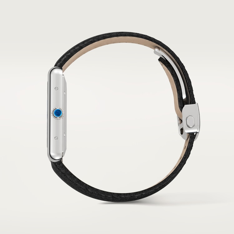 Tank Must watch Extra-large model Silvered flinqué dial 41 mm