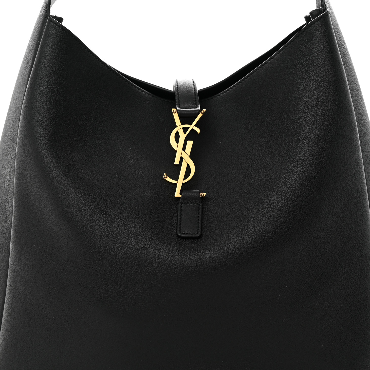 Smooth Calfskin Large Le 5 A 7 Soft Hobo Black