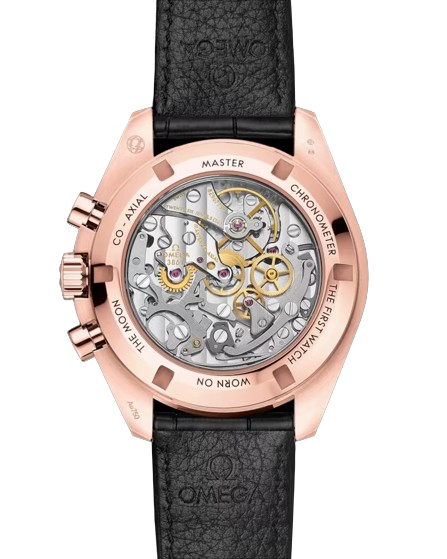 OMEGA SPEEDMASTER MOONWATCH PROFESSIONAL 42 MM, SEDNA™ GOLD ON LEATHER STRAP