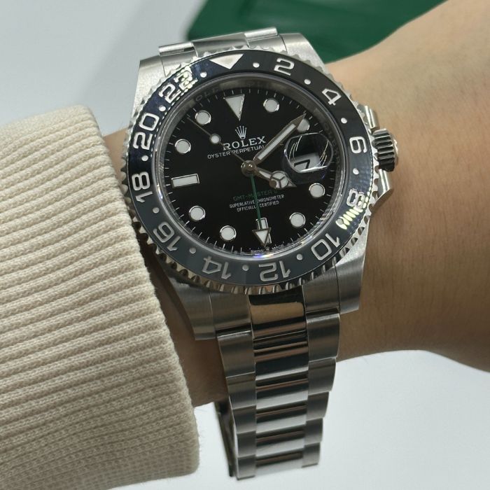 Rolex GMT Master ll Automatic Black Dial Steel Men's Watch M126710GRNR-0004