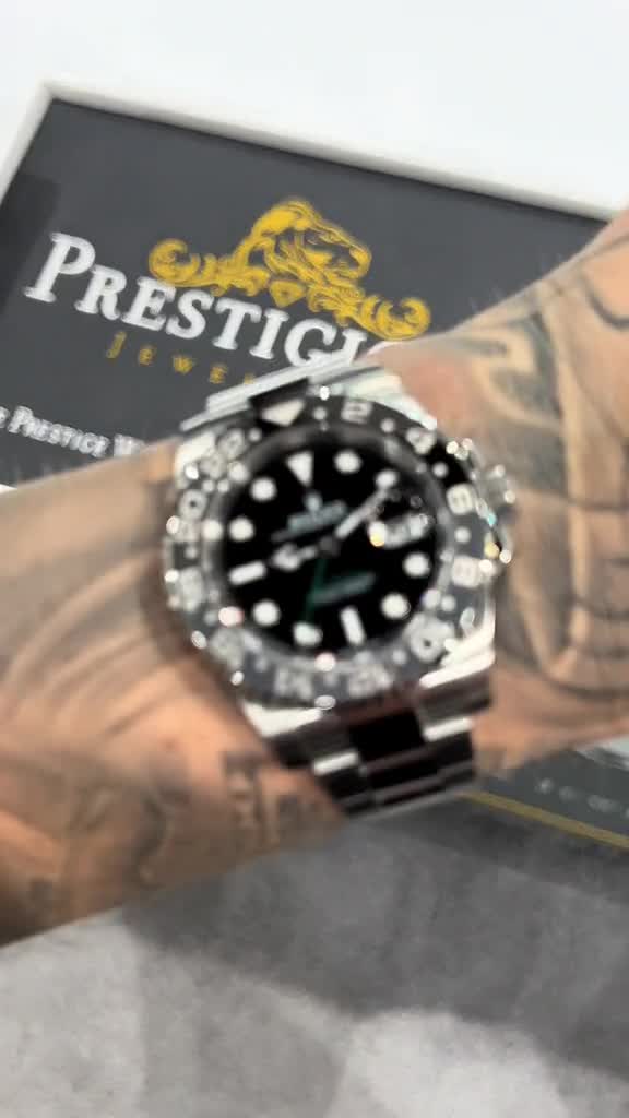 Rolex GMT Master ll Automatic Black Dial Steel Men's Watch M126710GRNR-0004