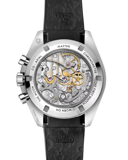 OMEGA SPEEDMASTER MOONWATCH PROFESSIONAL 42 MM, STEEL ON RUBBER STRAP