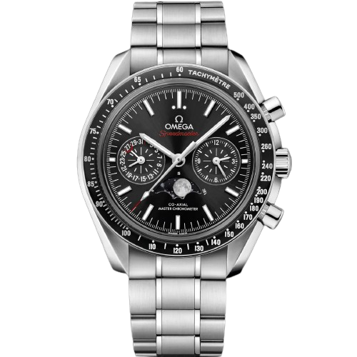 OMEGA SPEEDMASTER MOONPHASE 44.25 MM, STEEL ON STEEL