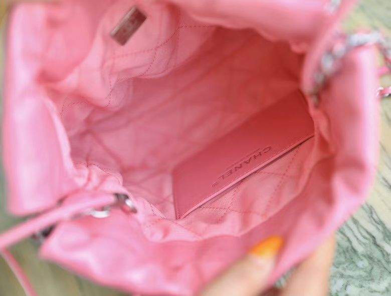 CHANEL 22 Bag 23A Mini Pink