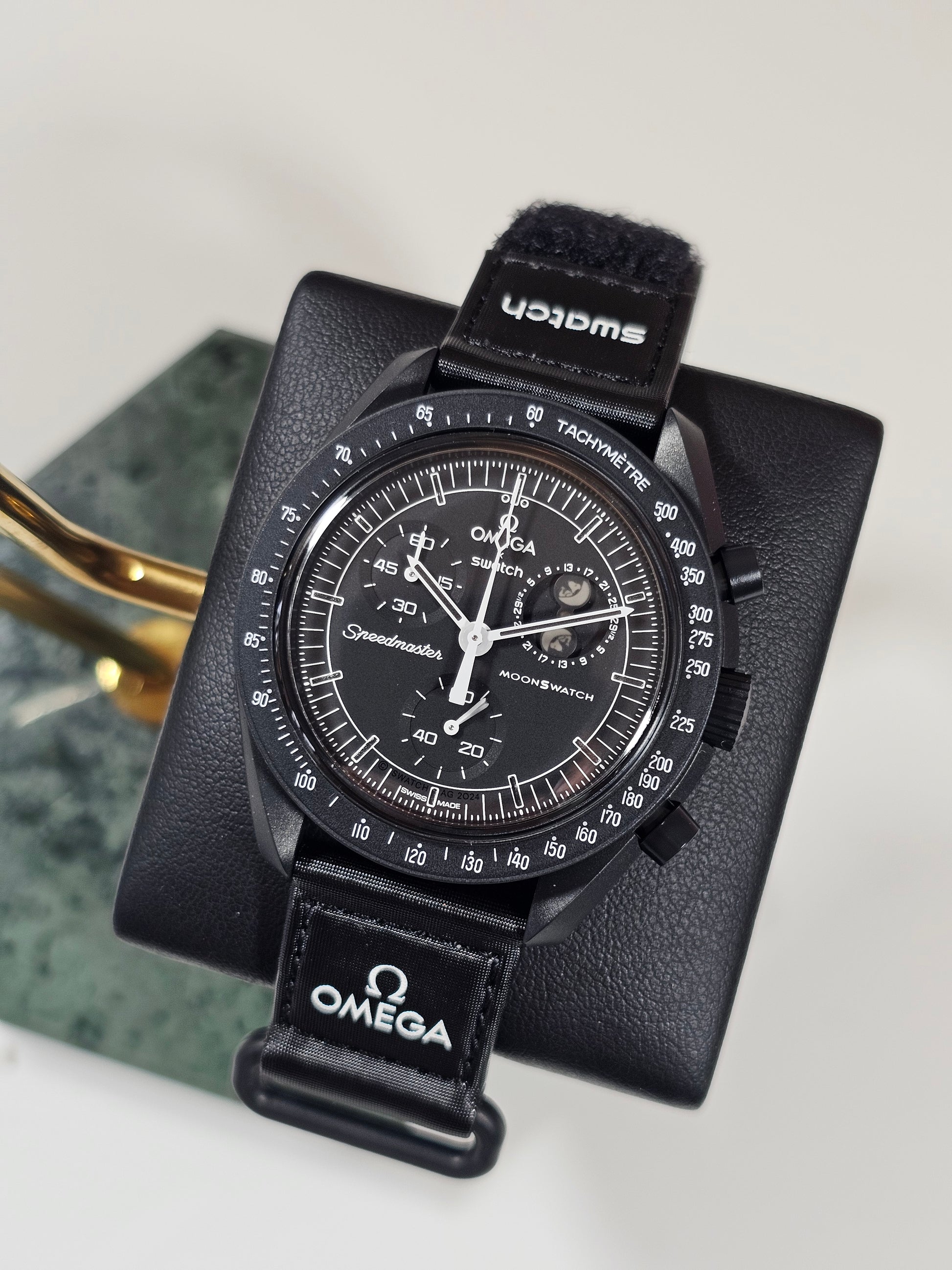 OMEGA x Swatch MISSION TO THE MOONPHASE - NEW MOON 42mm