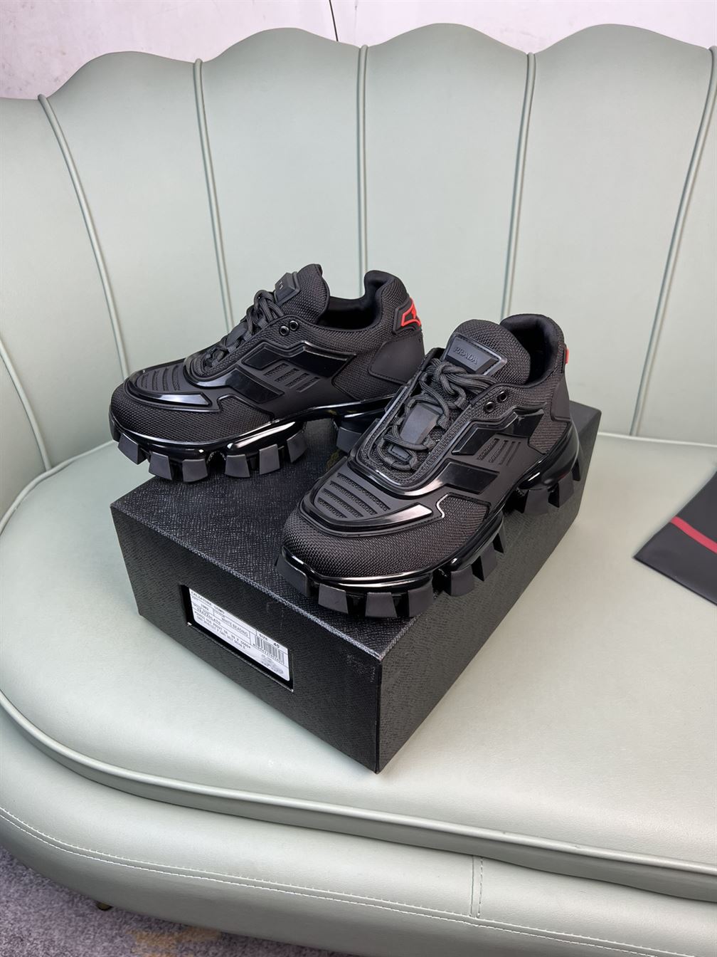 PRADA CLOUDBUST THUNDER TECHNICAL FABRIC SNEAKERS – PRS004