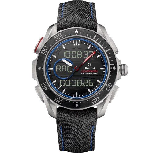 OMEGA SPEEDMASTER X‑33 REGATTA 45 MM, TITANIUM ON COATED NYLON FABRIC STRAP