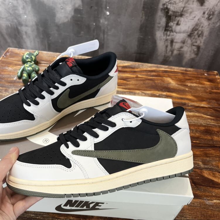 TRAVIS SCOTT X AIR JORDAN 1 LOW ”OLIVE” – NSN029