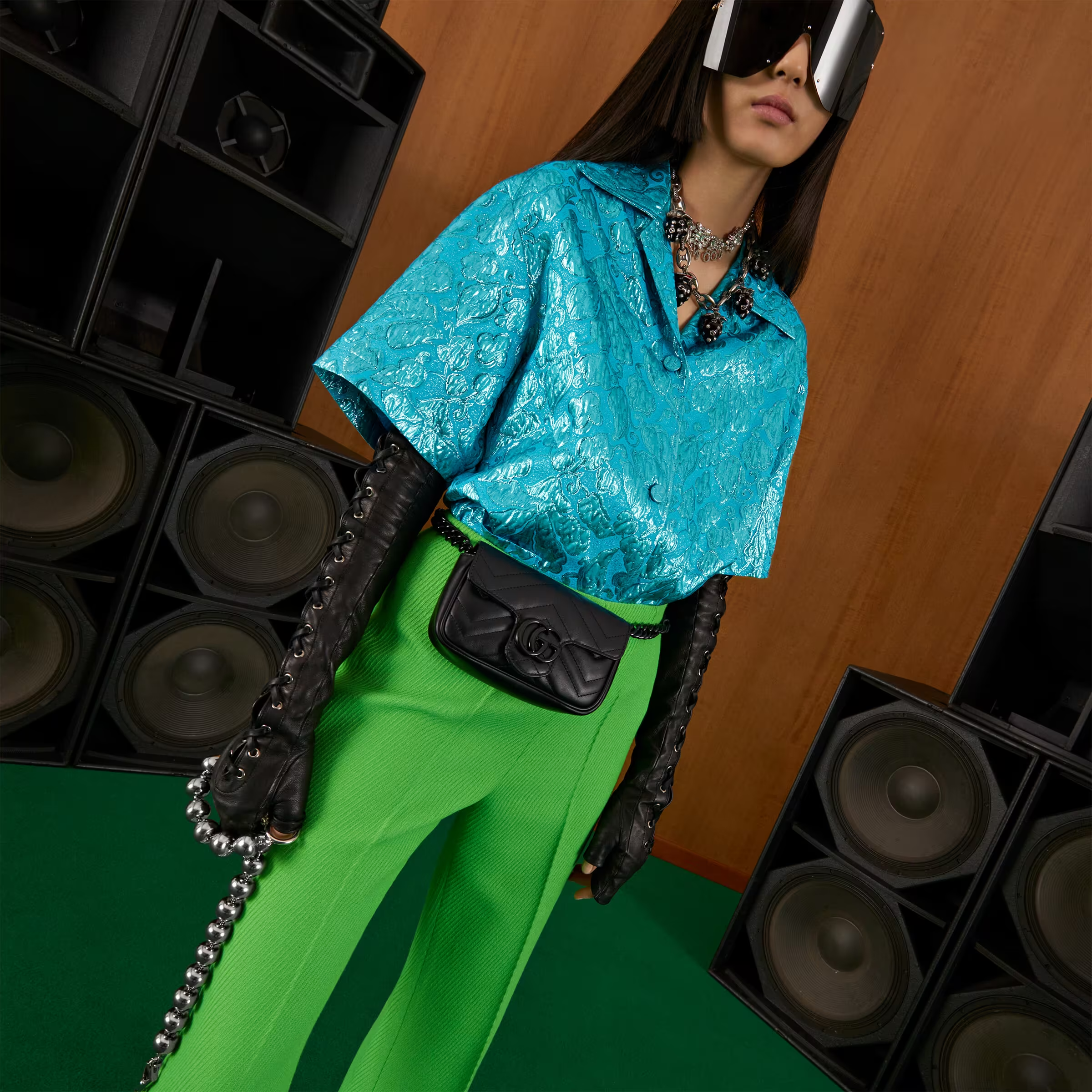 GG Marmont leather super mini bag